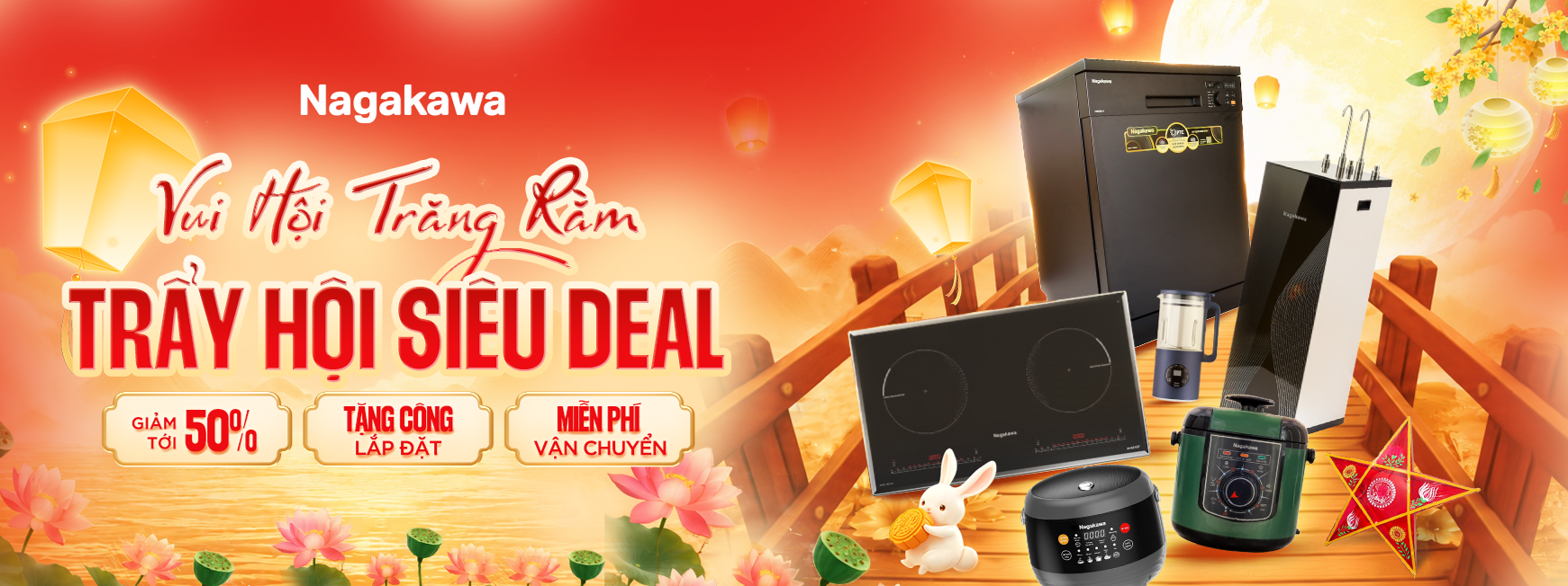 VUI HỘI TRĂNG RẰM - TRẨY HỘI SIÊU DEAL 