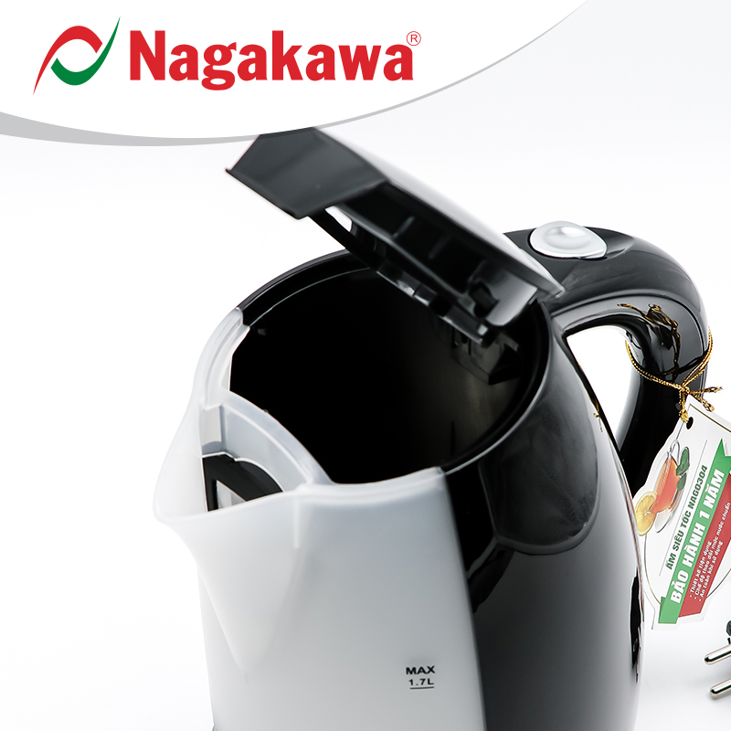 Ấm siêu tốc Nagakawa NAG0304 (1.7 Lít) - Hàng chính hãng