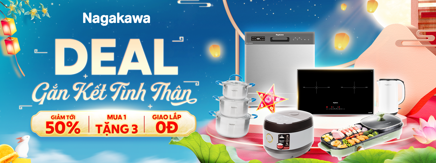 NAGAKAWA_DEAL GẮN KẾT TÌNH THÂN GIẢM SỐC 50%