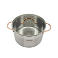 OneU - Bộ 3 nồi 5 đáy inox 304 Nagakawa NAG1352 (16cm, 20cm, 24cm) dùng cho mọi loại bếp - Hàng Chính Hãng