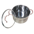 OneU - Bộ 3 nồi 5 đáy inox 304 Nagakawa NAG1352 (16cm, 20cm, 24cm) dùng cho mọi loại bếp - Hàng Chính Hãng