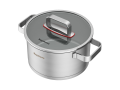 LynkID | Bộ 3 nồi inox 304 Nagakawa Aki NAG1357 (16cm, 20cm, 24cm) - Dùng trên mọi loại bếp