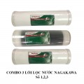 Combo 3 Lõi lọc nước thô Nagakawa số 1,2,3 - Hàng chính hãng
