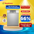 [Xả hàng trưng bày] Máy rửa bát 15 bộ cao cấp Nagakawa NAG3601M15 - Hàng chính hãng