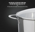 Bộ 3 nồi inox 304 cao cấp 5 lớp đáy từ Nagakawa NAG1351