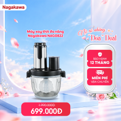 Máy xay thịt 6 chức năng Nagakawa NAG0822