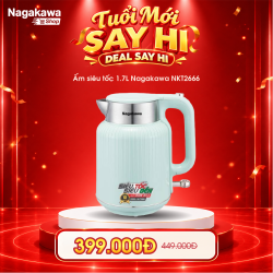 Ấm siêu tốc Nagakawa NKT2666 - Bảo hành 12 tháng