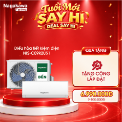Điều hòa treo tường Inverter 1 chiều 9000BTU/H NIS-C09R2U51 - Bảo hành 2 năm - Made In Malaysia