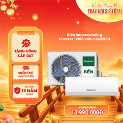 Điều hòa treo tường Inverter 1 chiều NIS-C24R2U51 - Bảo hành 2 năm - Made In Malaysia 