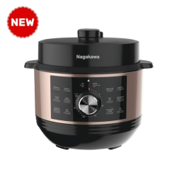 Nồi áp suất điện 5L Nagakawa NEP5266 - Bảo hành 2 năm