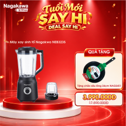 Máy xay sinh tố 2 cối Nagakawa NEB3235 