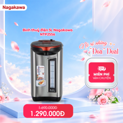 Bình thuỷ điện 5L Nagakawa NTP2556