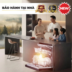 Máy rửa bát 15 bộ cao cấp Nagakawa NMD9818 - Made in Malaysia - Bảo hành 2 năm