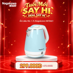 Ấm siêu tốc 1.7L Nagakawa NKT2621