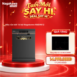 Máy rửa bát 16 bộ Nagakawa NMD9812