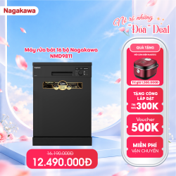 Máy rửa bát 16 bộ Nagakawa NMD9811