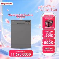 Máy rửa bát 16 bộ Nagakawa NMD9813C