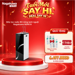Máy lọc nước RO nóng lạnh nguội Nagakawa NDP818