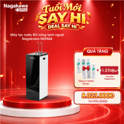 Máy lọc nước RO Hydrogen nóng lạnh nguội Nagakawa NDP868