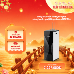 Máy lọc nước RO Hydrogen nóng lạnh nguội Nagakawa NDP866