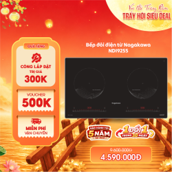 Bếp đôi điện từ Nagakawa NDI9255