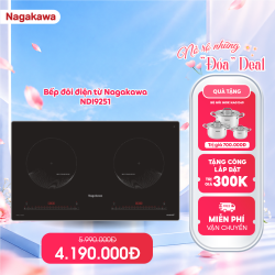 Bếp đôi điện từ Nagakawa NDI9251