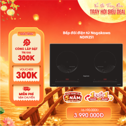 Bếp đôi điện từ Nagakawa NDI9251