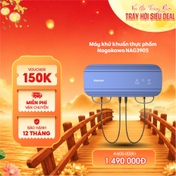 Máy khử khuẩn thực phẩm Nagakawa NAG3905