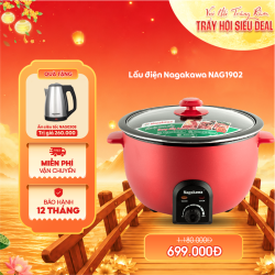 Lẩu điện đa năng Nagakawa NAG1902 (5L)