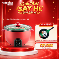 Lẩu điện Nagakawa NAG1902 (4 Lít - 1300W)