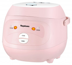 Nồi cơm điện mini Nagakawa NAG0134 (400W-1L) - 2 chế độ nấu - Bảo hành 12 tháng