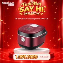 Nồi cơm điện tử lòng niêu Nagakawa NAG0135 (1.8L - 900W) 