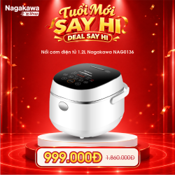 Nồi cơm điện cảm ứng Nagakawa NAG0136 (1.2L - 500W) 