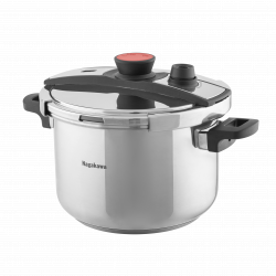 Nồi áp suất đáy từ đa lớp Nagakawa NAG1473 (7L) - Lòng nồi inox 304, Van kép 3 cấp an toàn