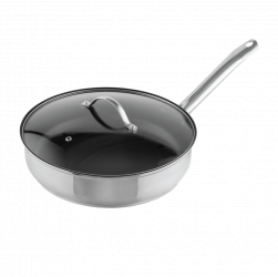 Chảo inox chống dính  Nagakawa Aki NAG2404 (24cm) - Dùng trên mọi loại bếp