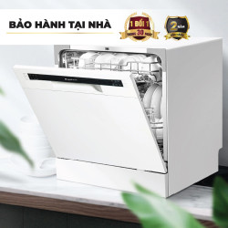 Máy rửa bát 8 bộ cao cấp Nagakawa NK8D61M- Bảo hành 2 năm - Made in Malaysia
