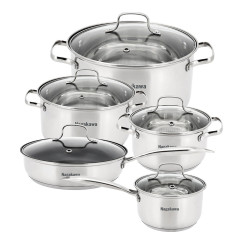 Bộ 5 nồi inox 304 Nagakawa NAG1359 