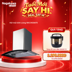 Máy hút mùi than hoạt tính cao cấp Nagakawa NKCH03M70 