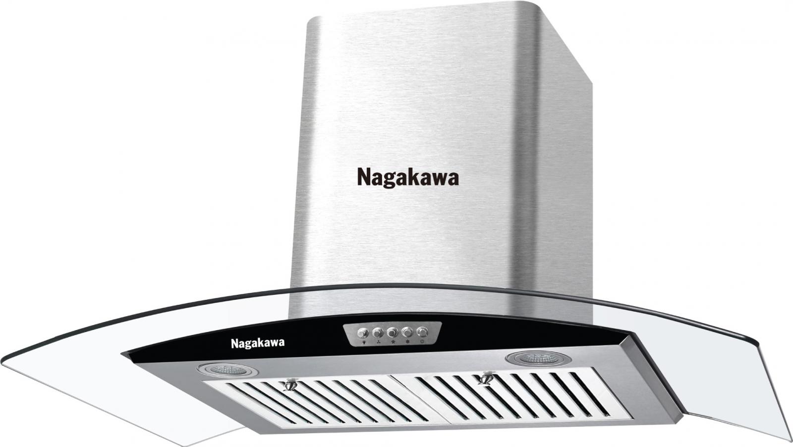  Máy hút mùi than hoạt tính Nagakawa NAG1857-70cm - Bộ lọc 5 lớp inox - Bảo hành 5 năm