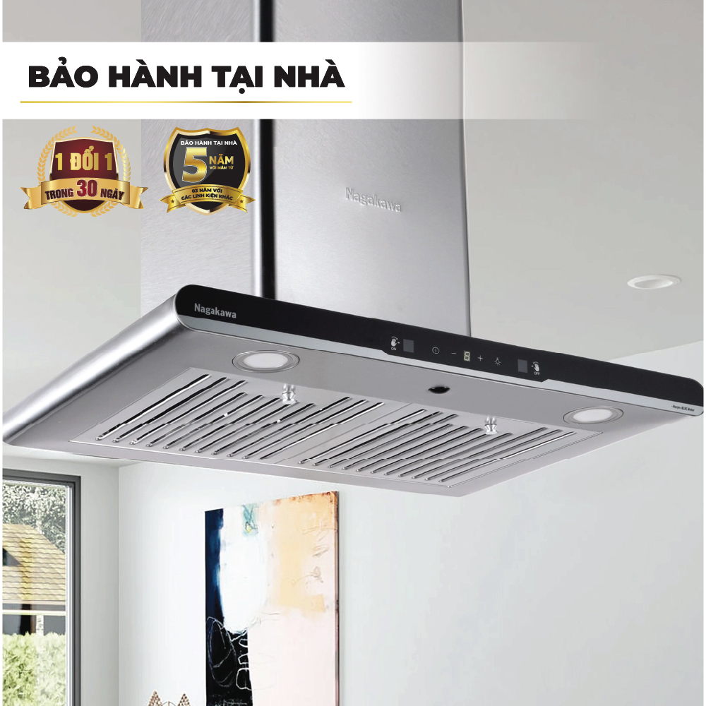 Máy hút mùi than hoạt tính Nagakawa NKTH01M70 - Made in Malaysia - Trả góp 0%